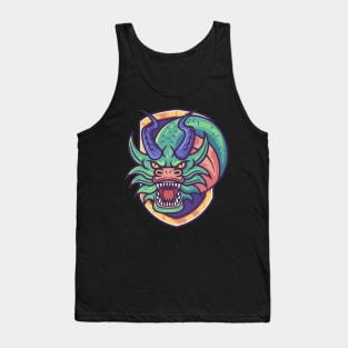 dragon face Tank Top